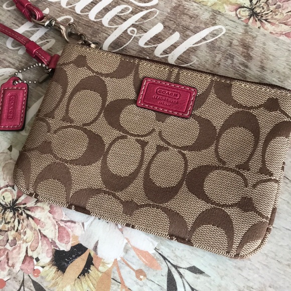 Coach Handbags - Signature Coach Wristlet